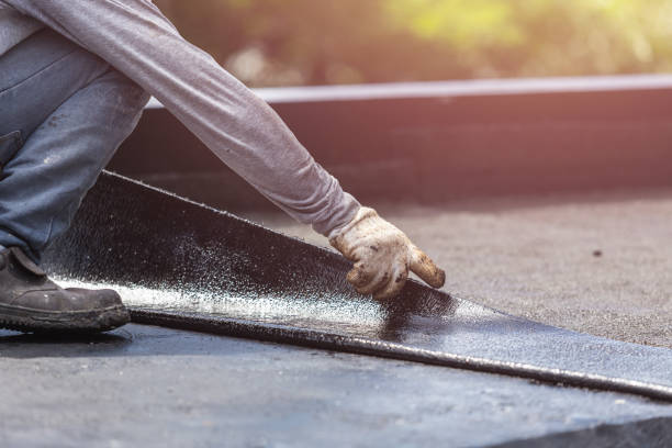 Professional Waterproofing technician working in Thorntown, IN